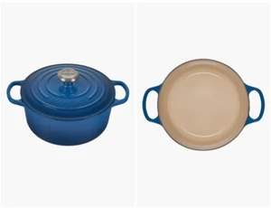 Le Creuset Signature Cocotte Ronde 24cm 9.5in 4.5qt Marseille Casserole Oven - Picture 1 of 6
