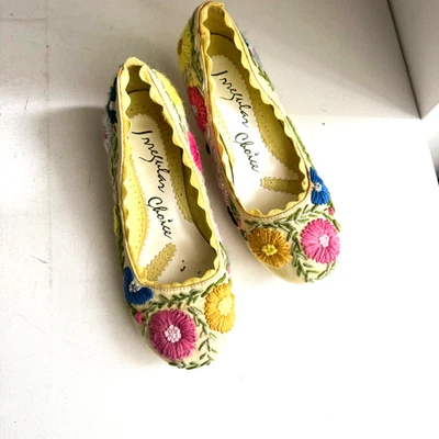 Tacones de tacón de gatito coloridos florales Irregular Choice 36 Foto 1 de 4