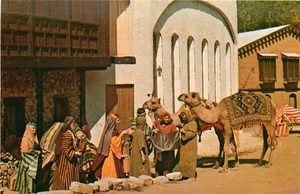 A Street in Jerusalem About 33 ad A Scene From Great Passion Play  Vtg Postcard - Picture 1 of 2