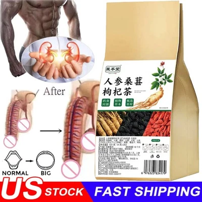 30PCS Ginseng Mulberry Medlar Tea, Kidney tea ,liver tea,kidney health for Men - Image 1 of 4