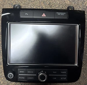 2011-2015 VOLKSWAGEN TOUAREG TOUCHSCREEN RADIO DISPLAY UNIT 7P6 919 603 C OEM - Picture 1 of 2