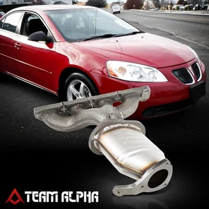 Fit 2004-2008 Aura/G6/Malibu 2.2/2.4 Catalytic Converter Exhaust Header Manifold - Imagen 1 de 11