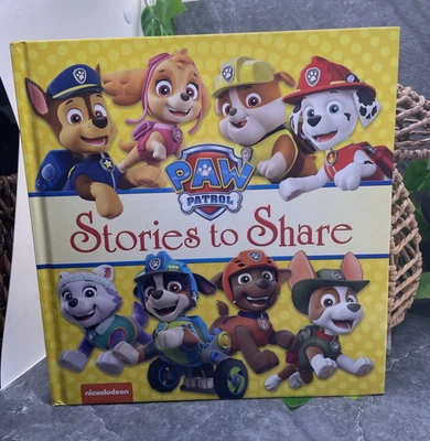 Nickelodeon Paw Patrol Stories to Share 12 Stories Hardcover Illustrated New Foto 1 de 4
