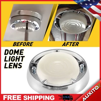 Lâmpada de lente moldura transparente luz interior cúpula para Ford Mustang capa 1967 1968-1970 - Imagem 1 de 4