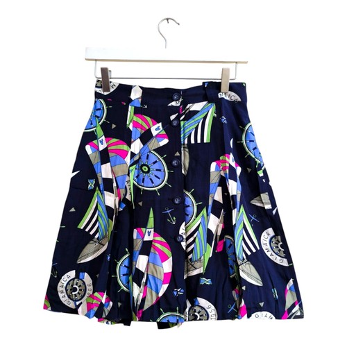 Gonna Burberrys vintage anni 80 con volant UK 8 nautica vintage