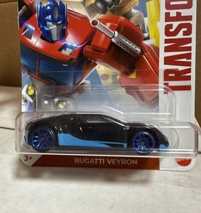 NEW 2024 Hot Wheels Silver Series TRANSFORMERS - BUGATTI VEYRON - 4/5  - Picture 1 of 5