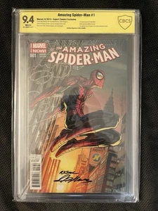 The Amazing Spider-Man #1 (2014) Expert Comics CBCS 9.4 Signed By Neal Adams - Picture 1 of 2