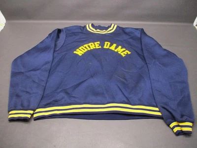 Vintage Anos 60 RARO Champion Products NOTRE DAME IRISH CREW Suéter XXL Pré-Logo EUA - Imagem 1 de 4
