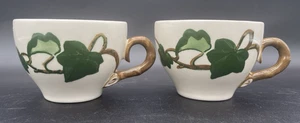 Set of 2 VTG Metlox Pottery Poppytrail California Ivy Tea Coffee Cup ONLY - EUC - Picture 1 of 8