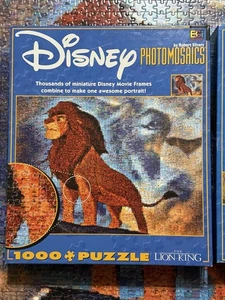 Disney Lion King PhotoMosaic Puzzle Over 1000 (1026)  Pieces Complete RARE - Picture 1 of 12