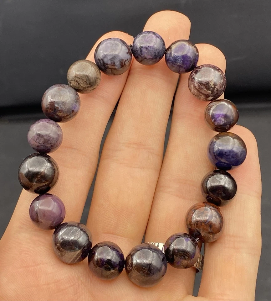 Linda PULSEIRA DE CONTAS DE SUGILITA AFRICANA QUALIDADE AAA 12 mm - Imagem 1 de 4