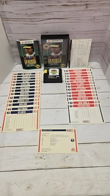 Tony La Russa Baseball Sega Genesis 1993 Complete With Box, Manual, Cards Tested - Image 1 of 4