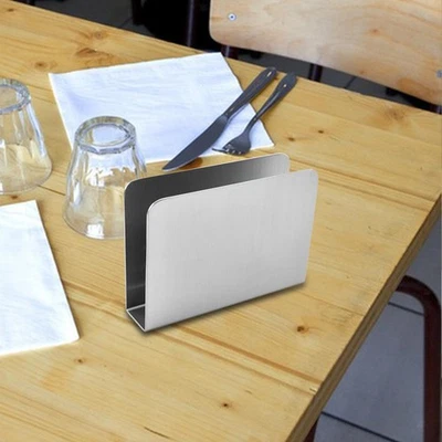 Porta tovaglioli in acciaio inossidabile da cucina elegante per buffet di - Immagine 1 di 4