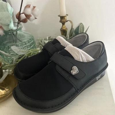 Alegria 乐福鞋 Brenna Oiled 黑色女式 36 码 (6/6.5) 全新 — 第 1/4 张图片