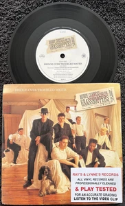 Buddy Curtess & The Grasshoppers - Bridge Over Troubled Water 7'' Vinyl EX VIDEO - Foto 1 di 6