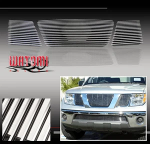 FRONT UPPER BILLET GRILLE GRILL FOR 05-07 PATHFINDER/08 FRONTIER HORIZONTAL BAR - Picture 1 of 1