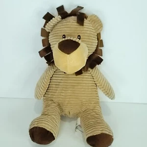 Lion Baby Lovey Marrón Bronceado Acanaladas Terry Tabs 12" Peluche Animal de Peluche Target 2016 - Imagen 1 de 7