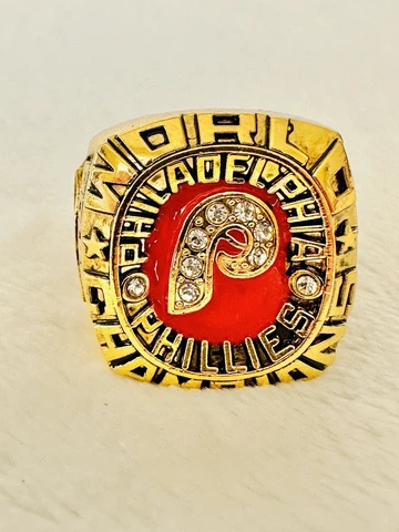 1980 Philadelphia Phillies World Series Ring, 🇺🇸 SHIP, Mike Schmidt Cover