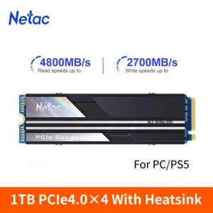 Netac NV5000 1TB Gaming SSD NVMe PCle4.0 Gen 4x4 Internal SSD for PS5 - Afbeelding 1 van 13