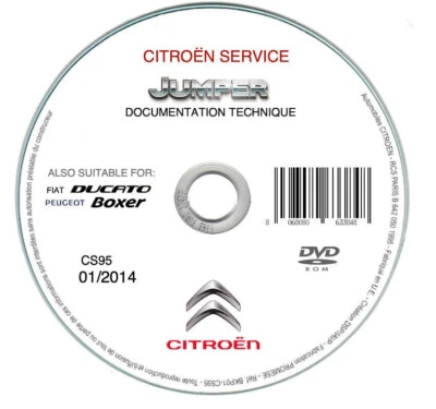 Citroen Jumper 2007-14 (Fiat Ducato-Peugeot Boxer) Manual De Reparación En Cd - Imagen 1 de 4