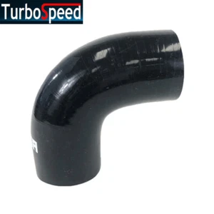 1Pcs 2" 4Ply 90 Degree Elbow Silicone Hose Pipe Intercooler Coupler Turbo Black - Picture 1 of 5