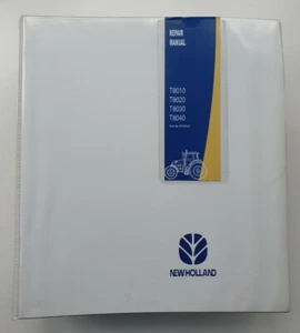 NUEVO MANUAL DE SERVICIO DEL TRACTOR HOLLAND T8010 T8020 T8030 T8040 - 2 VOLÚMENES - Imagen 1 de 10