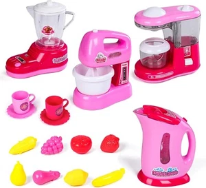 Kitchen Play Set Pretend Baker Kids Toy Cooking Playset Girl Food Gift Xmas Toys - Picture 1 of 14