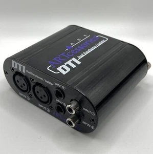 ART DTI INTERFACCIA AUDIO PASSIVA 2 CANALI XLR RCA JACK 3,5 6,3 mm - Foto 1 di 3