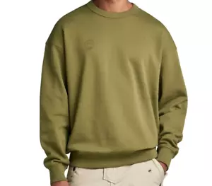 Felpa uomo G-STAR RAW GRAFICA IRREGOLARE VESTIBILITÀ SCIOLTA - AFFUMICATA OLIVA - S - NUOVA CON ETICHETTE - Foto 1 di 2