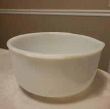 Vintage FIRE KING WARE For Sunbeam Mixing Bowl 9" White Milk Glass #14 USA