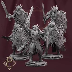 Unascended x5 - D&D Guardias, Caballeros, Paladín, Guerrero. - Trench Crusade Proxy - Imagen 1 de 1