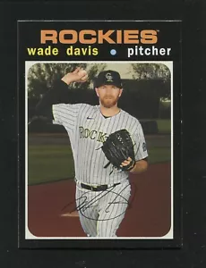 #715 WADE DAVIS, Rockies - 2020 Topps Heritage: SP 205001Be - Picture 1 of 3
