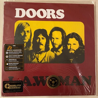 THE DOORS L.A. Woman Jim Morrison 45 rpm 180 gram vinyl NEW SEALED 2 LP - Image 1 of 2