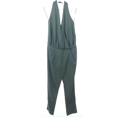 PINKO Jumpsuit Overall Ärmellos Neckholder Grün Gr. 34 XS - Bild 1 von 3