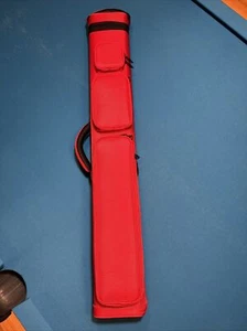 Roter Pool Queuekoffer 3x5 mit Rucksackgurten - Bild 1 von 4