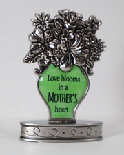 D2 Love blooms in a mother's heart MINI MESSAGE Flower vase figurine Ganz