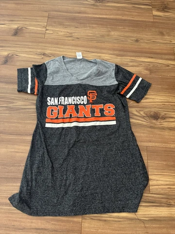 San Francisco Women  Giants Nike V-neck  Sleepwear  /SF Baseball MLB Black Med Cover