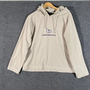 Billabong Jumper Womens 14 Beige Fleece Sweater Hoodie Vintage Y2K 2000s Z237 - Picture 1 of 14