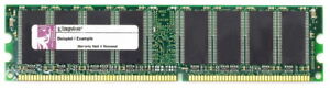 256MB Kingston DDR1 RAM PC2100U 266MHz KVR266X64C25/256 Memory Module Memory