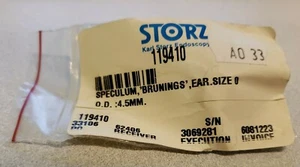 Espéculo de oreja STORZ 119410 Bruenings 4,5 mm talla 0 - Imagen 1 de 3