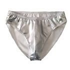 Men's Glossy PU Slink Briefs Breathable and Tight Underwear for a Sleek Look