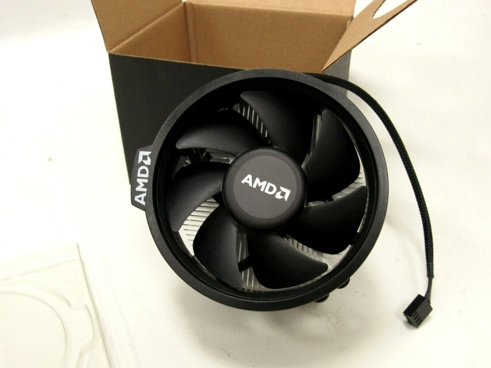 AMD Am4 Stock Ryzen  CPU Cooler Heatsink Fan 712-000054 Rev G - Image 1 of 4