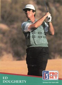 1991 Pro Set Golf Card #184 Ed Dougherty Rookie - Picture 1 of 2