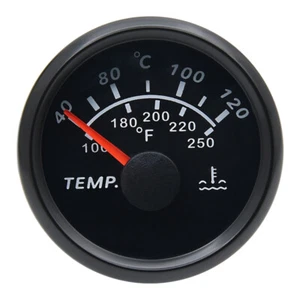 52mm Wassertemperaturanzeige 40-120°C 100-250°F Meter für Boot Marine Auto Motor - Bild 1 von 7