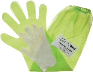 HME Spiel Reinigungshandschuhe mit Handtuch Einweg schulterlang 1er Pack - Bild 1 von 5