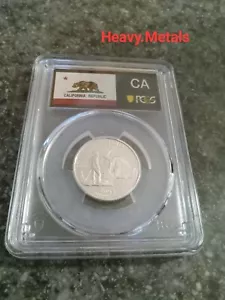 2005-S CALIFORNIA Silver Proof Quarter PR70 PCGS FLAG LABEL NICE LOW PRICE!! - Picture 1 of 5