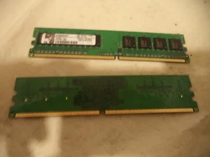 Kingston Desktop Memory RAM 2GB (2x 1GB) 1Rx8 PC2-6400U 4772939-1014 Low Profile - Picture 1 of 3