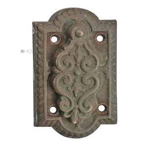 Schlüsselschild antik prächtig alt Gründerzeit 49x78mm - Bild 1 von 1