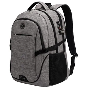 Mochila antirrobo para computadora portátil mochilas de viaje con puerto de carga USB para mujer... - Imagen 1 de 8