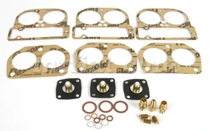 Fiat Dino Spider Complete 3 x Weber 40 DCN 14 carburetor Gasket Kit New - Picture 1 of 1